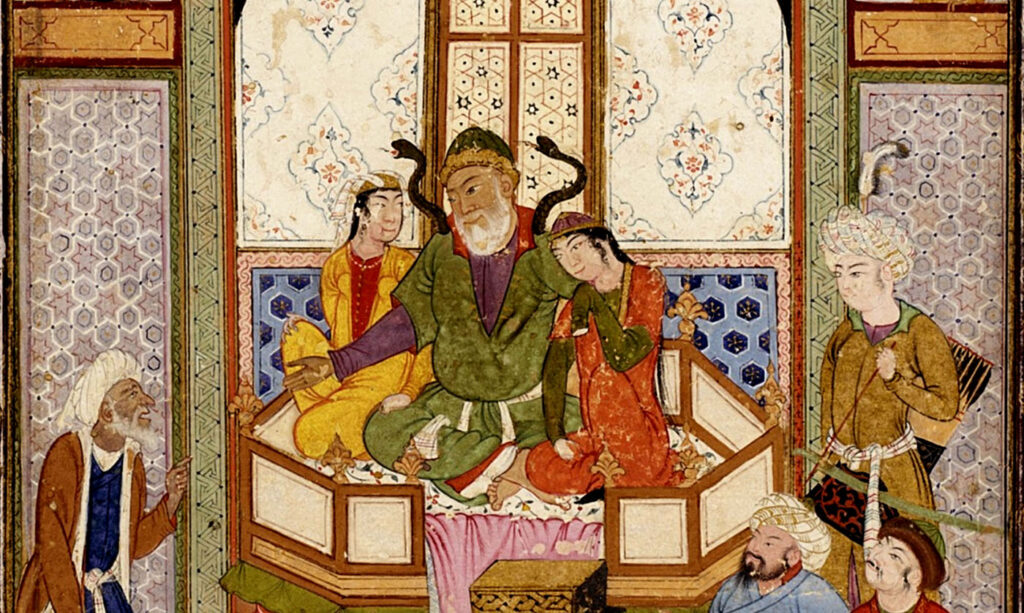 Zahak Shahnameh